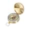 High Precision Brass Pocket Compass, Portable Outdoor Navigation Tool for Hiking and Camping
