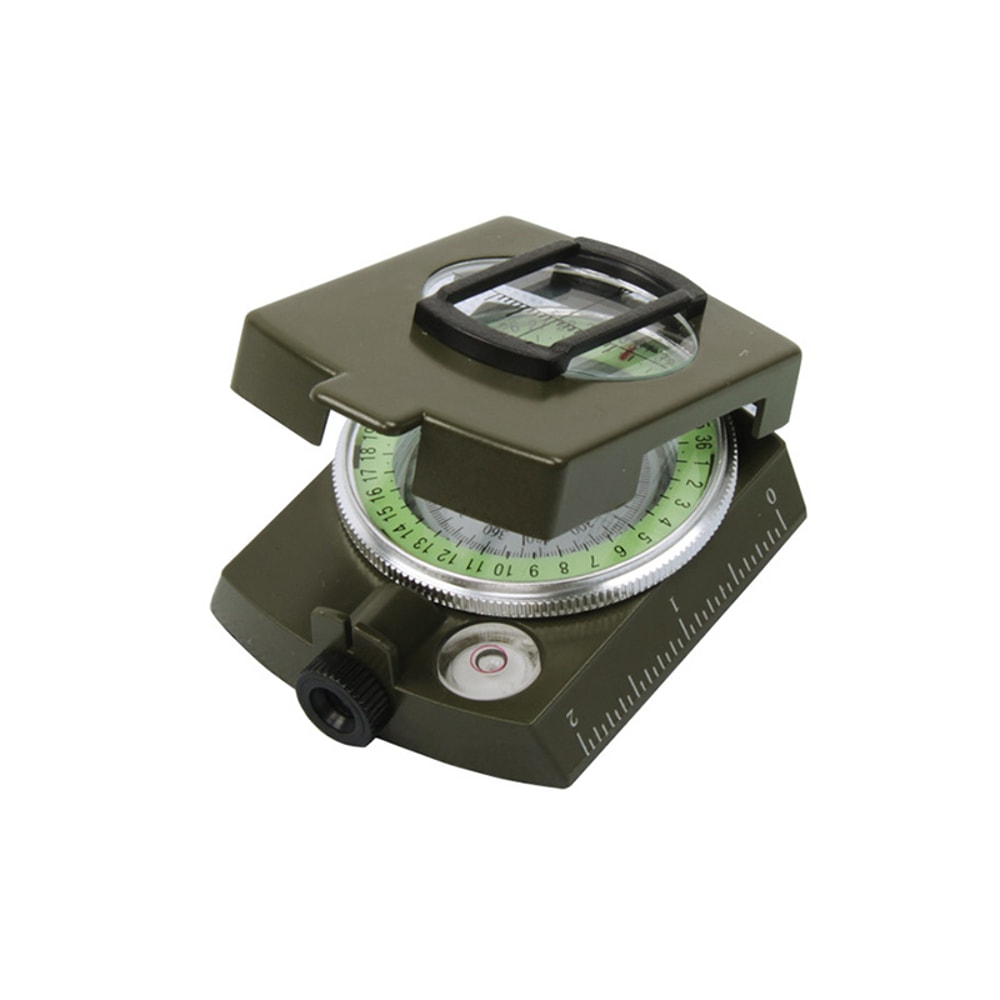 High Precision Military Lensatic Compass Waterproof Hiking Survival Navigation Tool