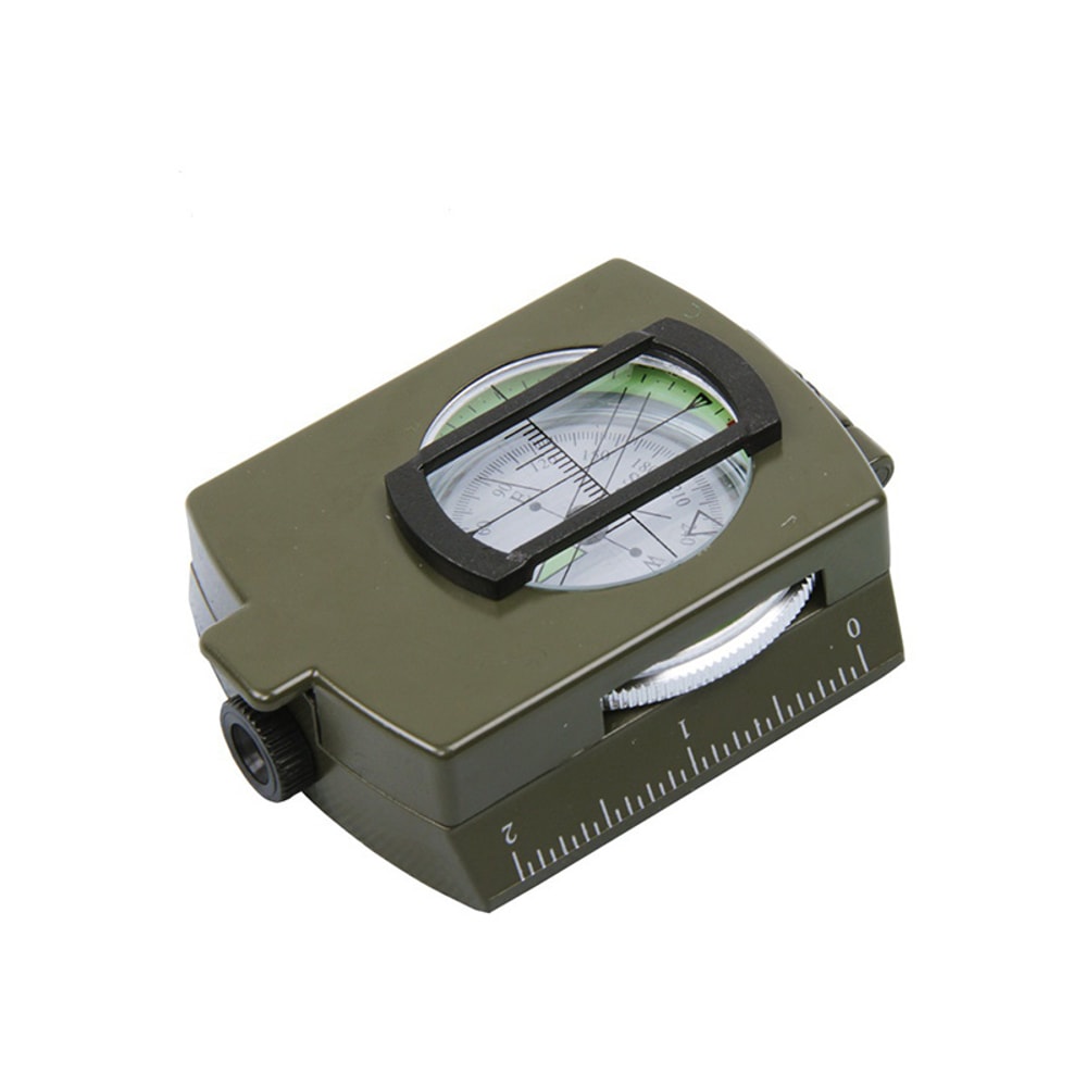High Precision Military Lensatic Compass Waterproof Hiking Survival Navigation Tool