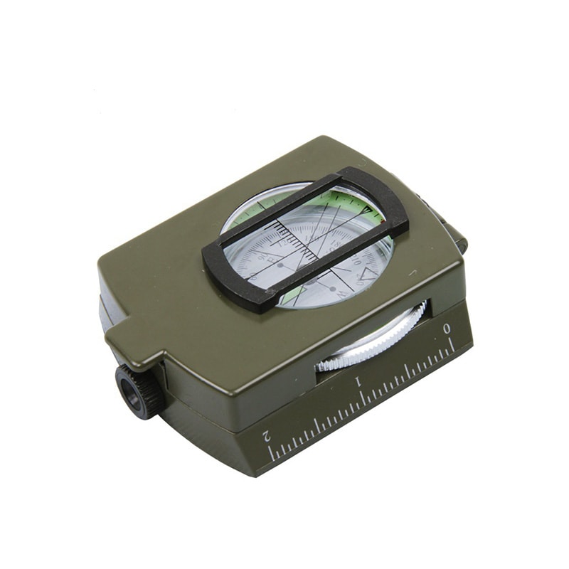 High Precision Military Lensatic Compass Waterproof Hiking Survival Navigation Tool
