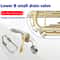 Professional trumpet water key replacement kit with brass instrument spit valve and spring repair set