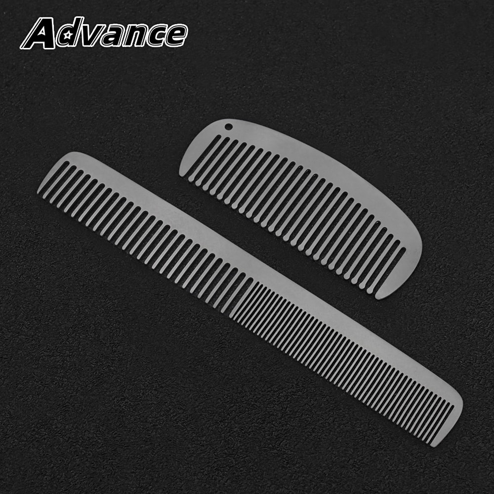 Titanium Alloy Comb Lightweight EDC Comb Outdoor Camping Tool For Travel And Survival 2