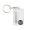 Mini Survival Compass Thermometer Keychain for Hiking Camping Gear