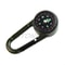 All In One Multifunctional Carabiner Compass Thermometer Keychain Outdoor Survival Clip 3
