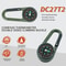 Mini Survival Compass Thermometer Keychain for Hiking and Camping Gear