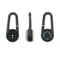 Mini Survival Compass Thermometer Keychain for Hiking and Camping Gear
