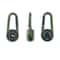 Mini Survival Compass Thermometer Keychain for Hiking and Camping Gear