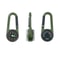 Mini Survival Compass Thermometer Keychain for Hiking and Camping Gear