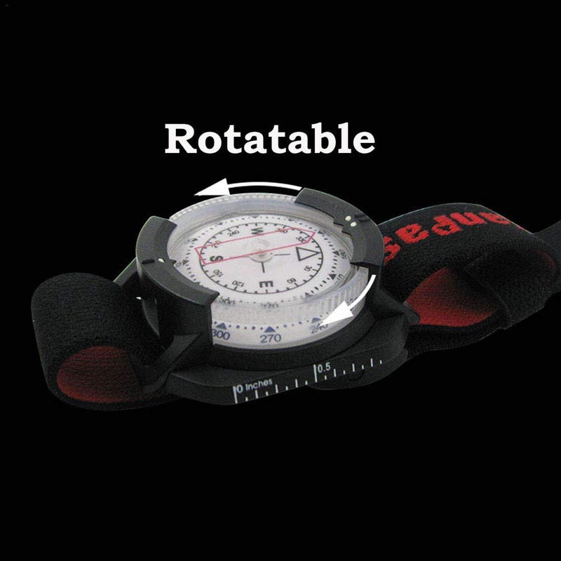 Professional Waterproof Diving Compass Watch With Luminous Dial For Scuba And Outdoor Navigation 2