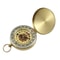Vintage Brass Pocket Compass for Camping and Hiking Navigation