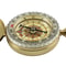 Vintage Brass Pocket Compass for Camping and Hiking Navigation