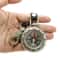 Portable Survival Compass with Lanyard Keychain Hiking Navigation Tool