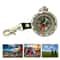 Portable Survival Compass with Lanyard Keychain Hiking Navigation Tool