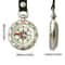 Portable Survival Compass with Lanyard Keychain Hiking Navigation Tool