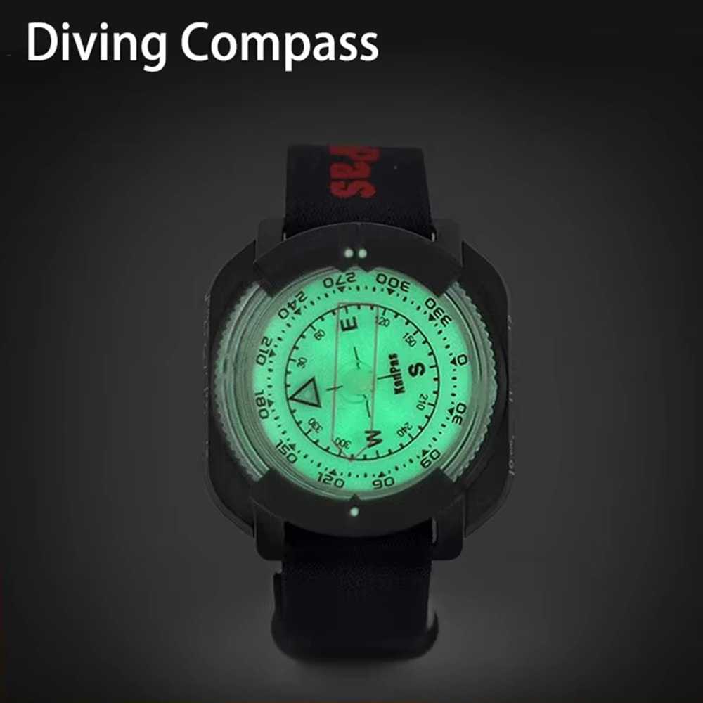 Waterproof Diving Compass Watch For Scuba Navigation And Outdoor Adventure 1