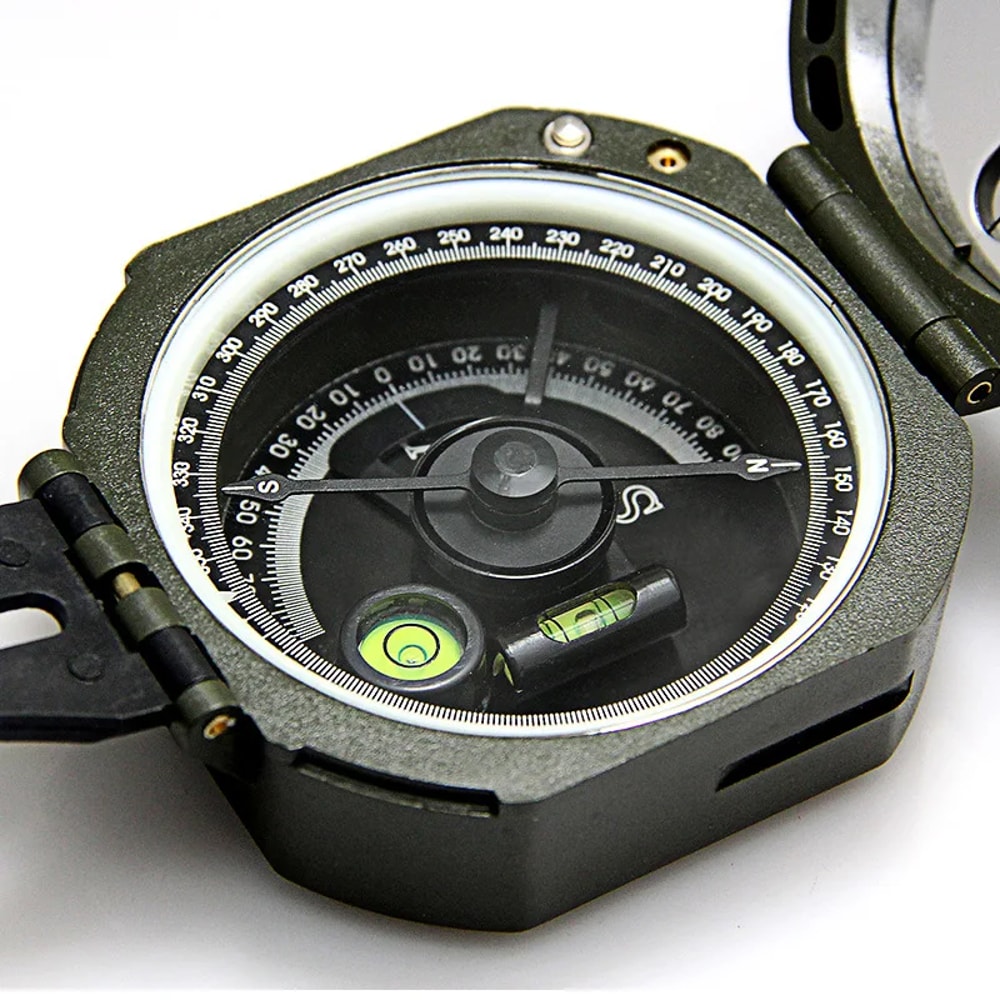 Precision Geological Compass for Hiking and Surveying Lightweight Outdoor Survival Compass