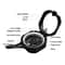Precision Geological Compass for Hiking and Surveying Lightweight Outdoor Survival Compass