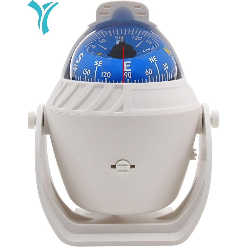 Adjustable Magnetic Vehicle Compass Ball for Cars Boats and Marine Navigation