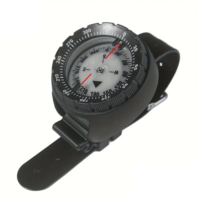 Professional Diving Compass Waterproof Luminous Scuba Navigation Wrist Compass