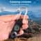 Outdoor Survival Compass Keychain With Thermometer And Carabiner Clip 2