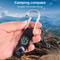 Outdoor Survival Compass Keychain With Thermometer And Carabiner Clip 2