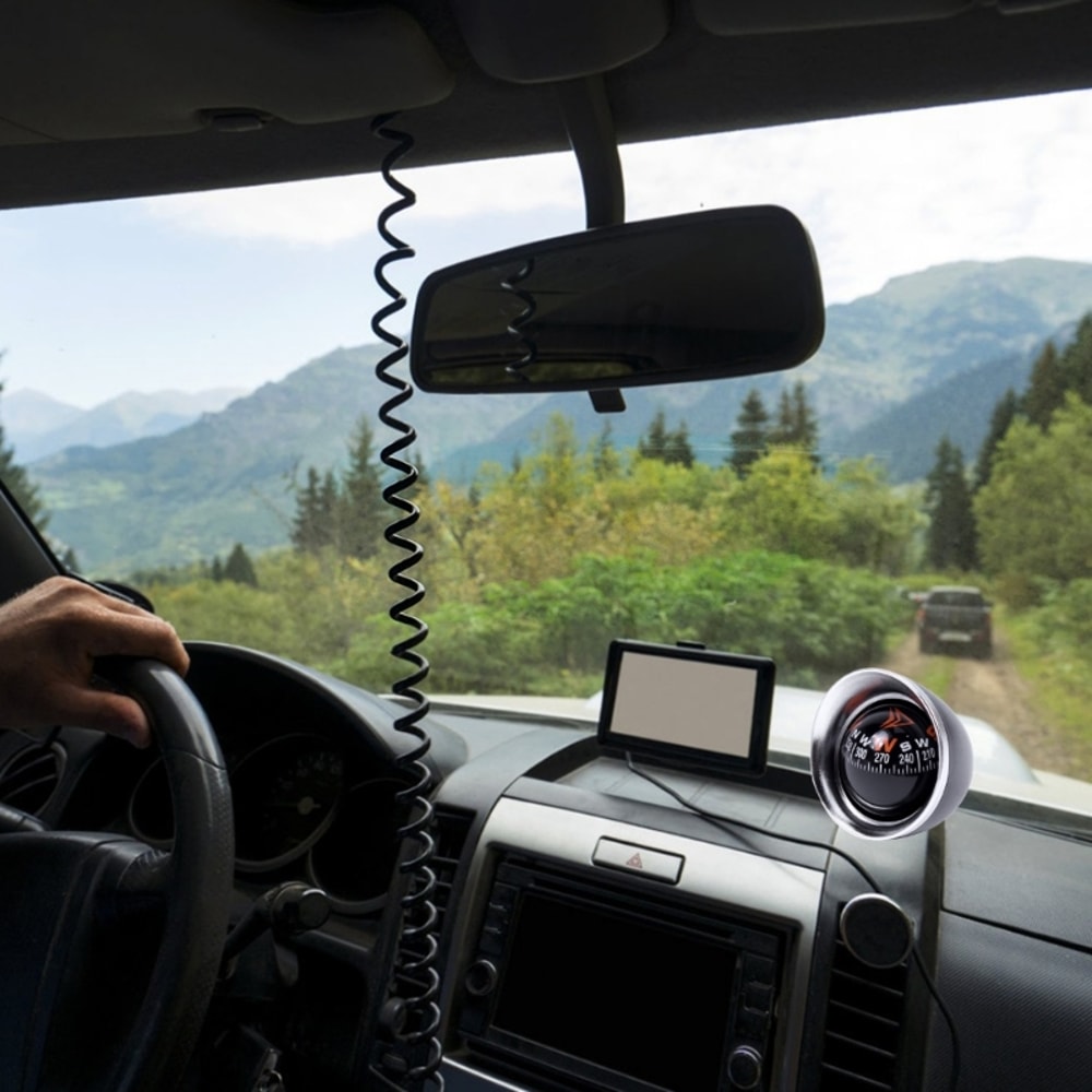 Mini Car Dashboard Compass Ball Navigation Tool for Accurate Direction & Travel Safety