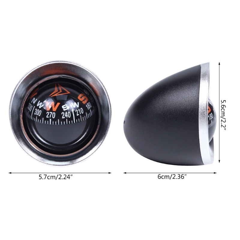 Mini Car Dashboard Compass Ball Navigation Tool for Accurate Direction & Travel Safety