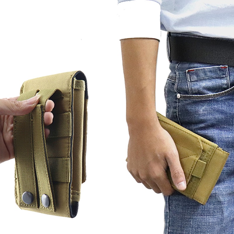 Tactical Molle Phone Pouch Belt Holder Durable Outdoor Waist Carry Bag 1