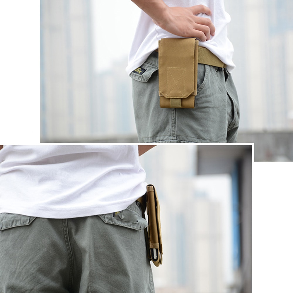 Tactical Molle Phone Pouch Belt Holder Durable Outdoor Waist Carry Bag 2