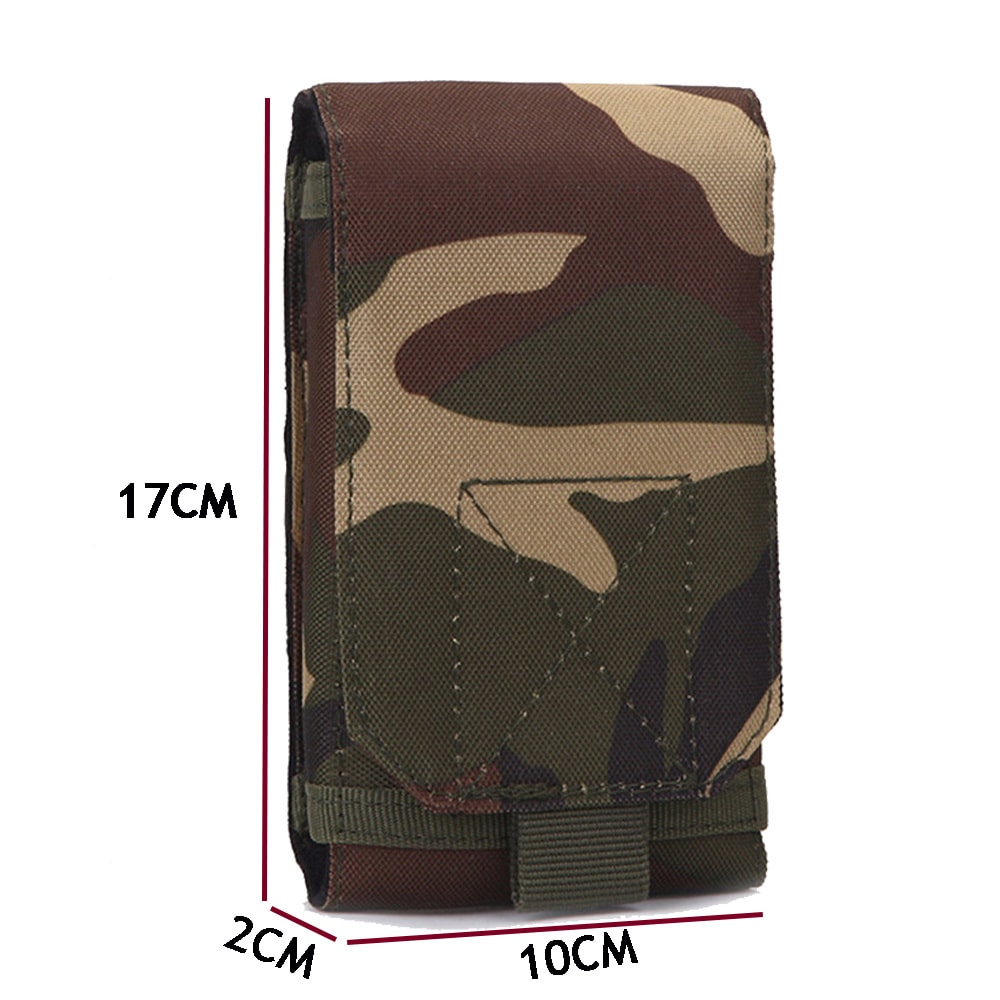 Tactical Molle Phone Pouch Belt Holder Durable Outdoor Waist Carry Bag 3