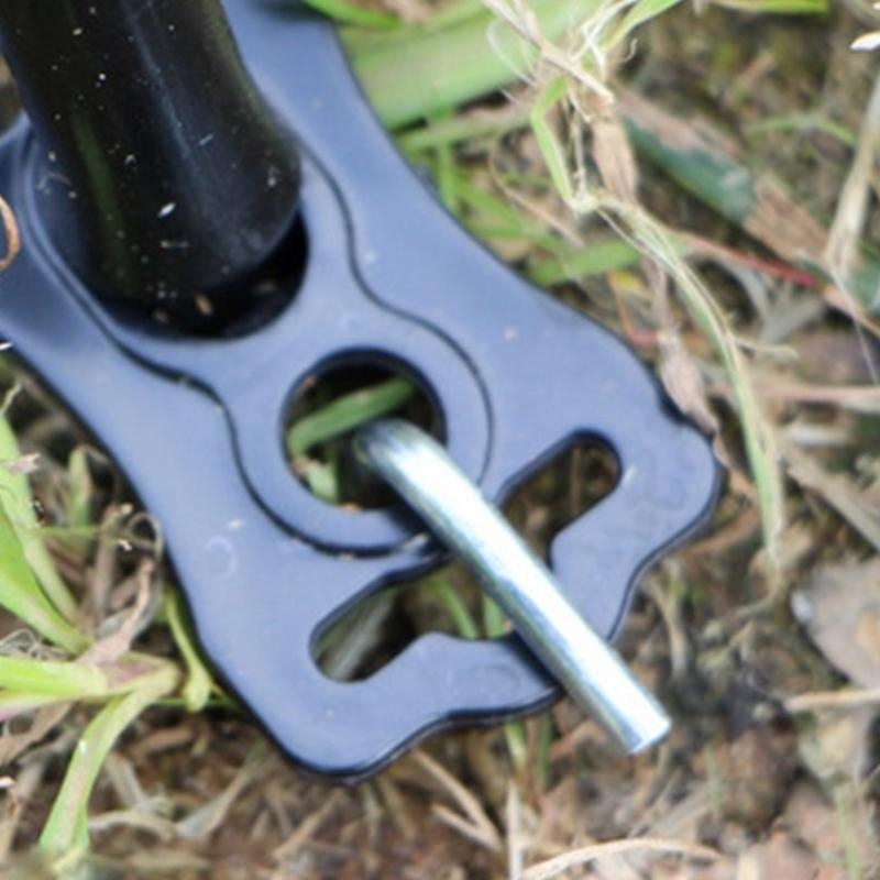 Heavy Duty tent pole connectors with anti slip base camping tent stabilizer kit