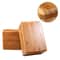 Natural Bamboo Yoga Block Non Slip Fitness Support Brick for Balance Stretching and Strength Training