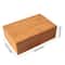 Natural Bamboo Yoga Block Non Slip Fitness Support Brick for Balance Stretching and Strength Training