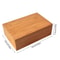 Natural Bamboo Yoga Block Non Slip Fitness Support Brick for Balance Stretching and Strength Training