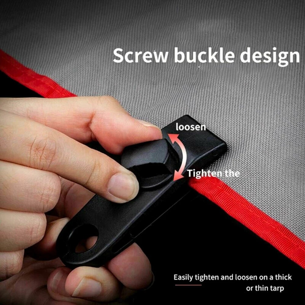 Heavy Duty Tarp Clips Lock Grip Clamps For Secure Tent And Canopy Fastening 3