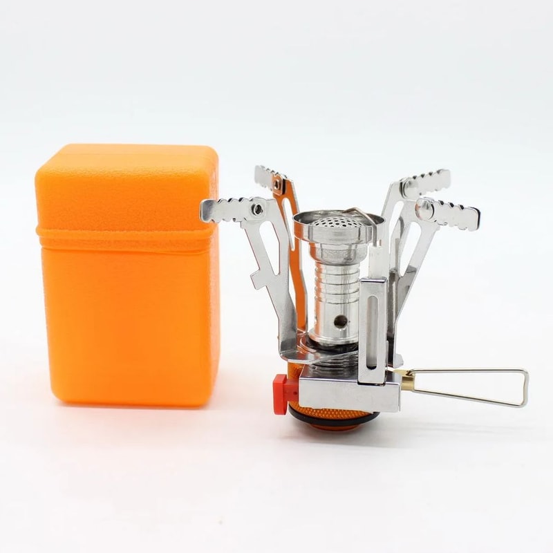 Ultra-Light Portable Camping Stove Foldable Mini Gas Cooker for Hiking and Outdoor Cooking