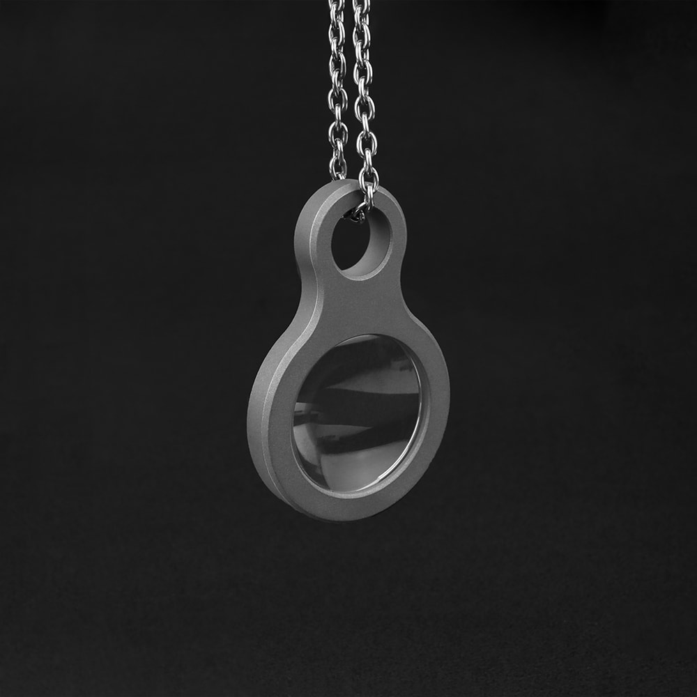 Titanium Alloy Pocket Magnifier for Survival and EDC Outdoor Tool