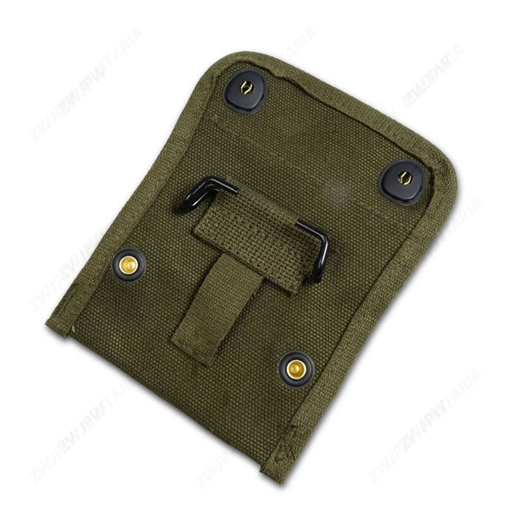 Vintage Military Compass Pouch Durable Canvas Tool Bag for Outdoor EDC Gear