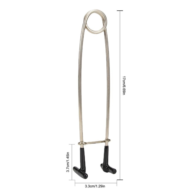 Stainless Steel Fish Mouth Opener Tool for Easy Hook Removal and Safe Catch Handling