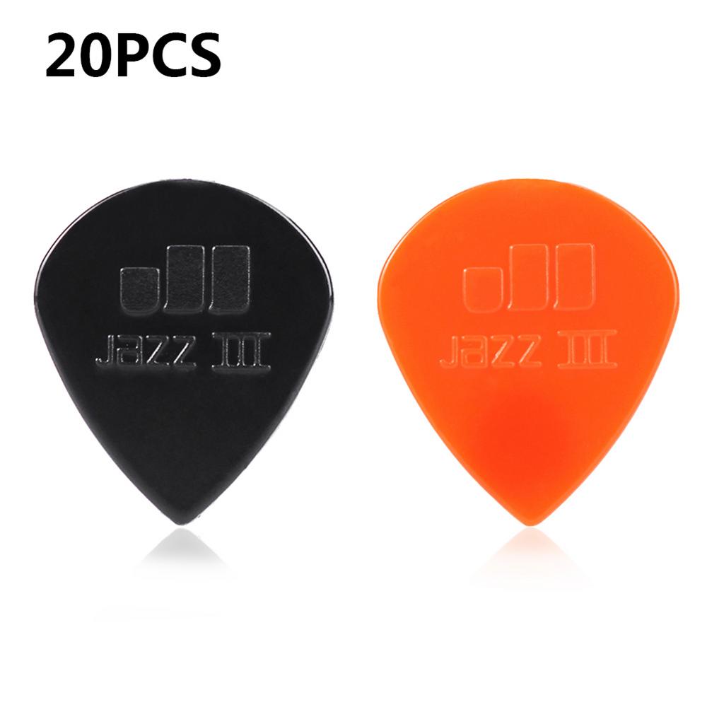 Precision Jazz Guitar Picks Nylon Grip Plectrum Set For Smooth Control 6