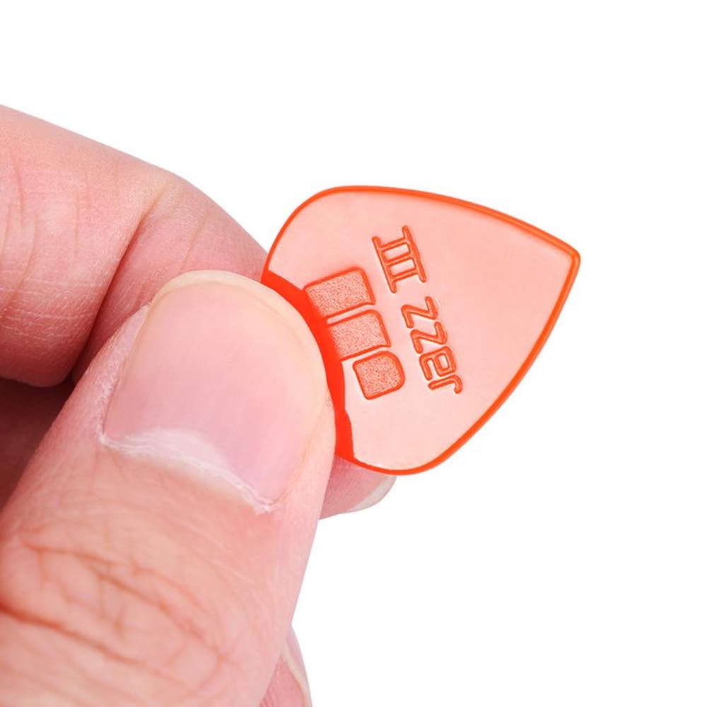 Precision Jazz Guitar Picks Nylon Grip Plectrum Set For Smooth Control 5