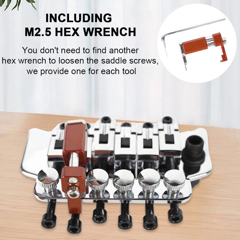 Precision Guitar Intonation Tool for Floyd Rose Bridge Setup