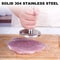High Impact Stainless Steel Meat Tenderizer Hammer for Juicy, Even Cooking