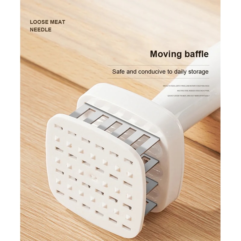 Automatic Meat Tenderizer Tool Needle Hammer for Juicy Steaks & Flavor Infusion