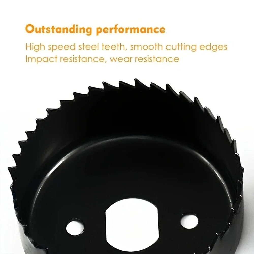 High Precision Hole Saw Kit for Wood PVC Plastic Cutting