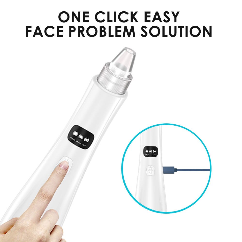Deep Pore Blackhead Remover Vacuum Facial Cleanser with Suction Skin Care Tool