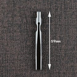 portable titanium tweezers keychain clip durable mini precision tool for outdoor and edc use