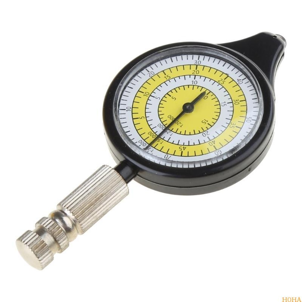 Portable Map Distance Measuring Wheel Curvimeter Odometer Tool for Hiking Navigation