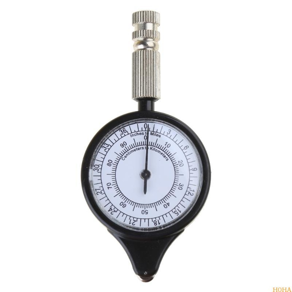 Portable Map Distance Measuring Wheel Curvimeter Odometer Tool for Hiking Navigation