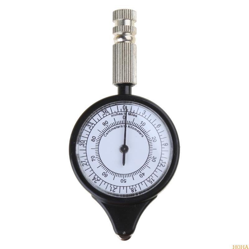 Portable Map Distance Measuring Wheel Curvimeter Odometer Tool for Hiking Navigation